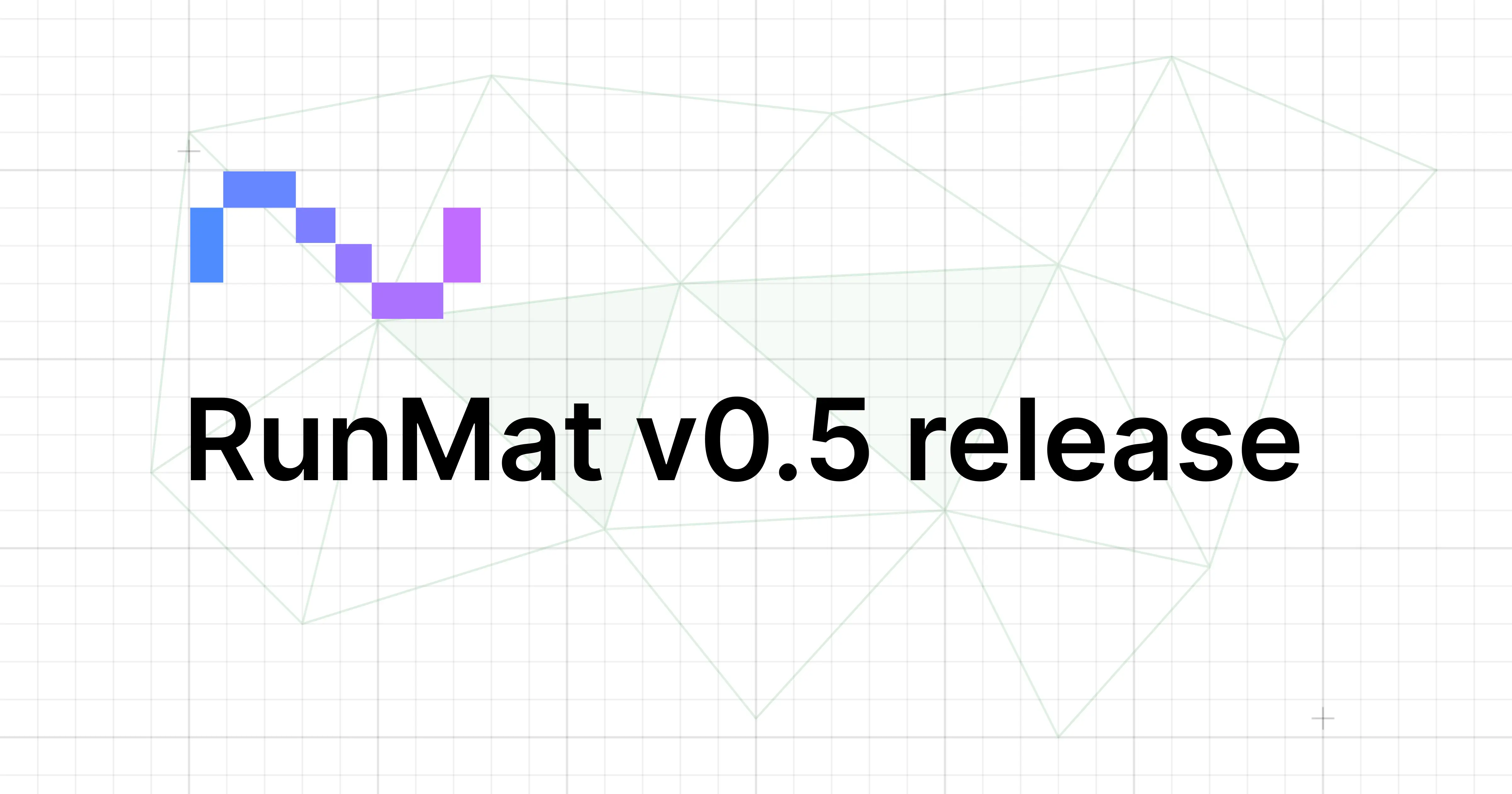 RunMat Runtime 0.5 release image for MATLAB compiler and runtime improvements.